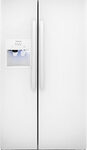 Frigidaire - 22.6 Cu. Ft. Side-by-Side Refrigerator with Thru-the-Door Ice and Water - Pearl White