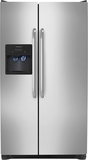 Frigidaire - 22.6 Cu. Ft. Side-by-Side Refrigerator with Thru-the-Door Ice and Water - Stainless Steel - Image 1