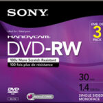 Sony - DVD Rewritable Media - DVD-RW - 2x - 1.40 GB - 3 Pack