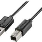 Insignia™ - 10' USB 2.0 A-Male-to-B-Male Cable - Black