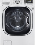 LG - 4.3 Cu. Ft. 14-Cycle Washer and 8-Cycle Dryer Electric Combo - White