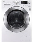 LG - 2.3 Cu. Ft. 9-Cycle Washer and 7-Cycle Dryer Electric Combo - White