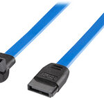 Insignia™ - 2' Right-Angle Serial ATA 2.0 Cable - Black