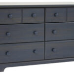 South Shore - Summer Breeze Collection 6-Drawer Dresser - Blueberry