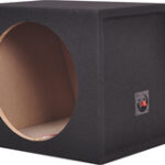 Metra - 12" Single Sealed Subwoofer Enclosure - Charcoal