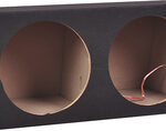 Metra - 12" Dual Sealed Subwoofer Enclosure - Charcoal