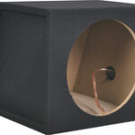 Metra - 10" Single Sealed Subwoofer Enclosure - Charcoal