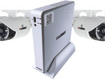 Lorex - 4-Channel, 4-Camera Indoor/Outdoor Wireless High-Definition DVR Surveillance System - White