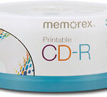 Memorex - 30-Pack 52x Printable CD-R Disc Spindle