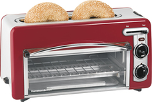 Hamilton Beach - ensemble Toastation 2-Slice Toaster Oven - Red - Image 1
