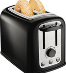 Hamilton Beach - SmartToast 2-Slice Wide-Slot Toaster - Black