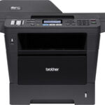 Brother - MFC-8910DW Wireless Black-and-White All-In-One Printer - Black