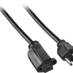 Insignia™ - 12' Extension Power Cord - Black