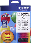 Brother - LC203CL XL 3-Pack High-Yield Ink Cartridges - Cyan/Magenta/Yellow