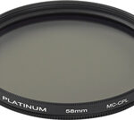 Platinum - 58mm Circular Polarizer Lens Filter - Clear