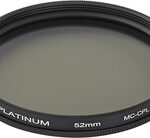 Platinum - 52mm Circular Polarizer Lens Filter - Clear