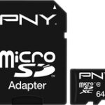 PNY - Elite Performance 64GB microSDXC Class 10 Memory Card - Black