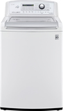 LG - 4.9 Cu. Ft. 8-Cycle High-Efficiency Top-Loading Washer - White - Image 1