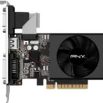 PNY - NVIDIA GeForce GT 730 2GB DDR3 PCI Express 2.0 Graphics Card - Black