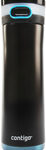 Contigo - Glacier 20-Oz. Insulated Water Bottle - Black/Electric Blue