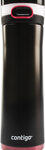 Contigo - Glacier 20-Oz. Insulated Water Bottle - Black/Sangria