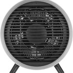 Insignia™ - Portable Wire Heater - Black/Silver