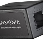 Insignia™ - Cat-5/5e RJ-45 In-Line Coupler - Black