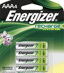 Energizer - Rechargeable AAA Batteries (4-Pack) - Silver