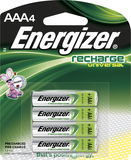 Energizer - Rechargeable AAA Batteries (4-Pack) - Silver - Image 1