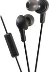 JVC - Gumy Plus Earbud Headphones - Black