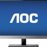 AOC - 27" Widescreen Flat-Panel IPS LED HD Monitor - Piano Black/Silver