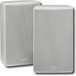 Klipsch - 2-Way Indoor/Outdoor Speakers (Pair) - White
