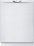 Bosch - Ascenta 24" Tall Tub Built-In Dishwasher with Stainless-Steel Tub - White