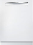 Bosch - 500 Series 24" Tall Tub Built-In Dishwasher - White