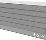 iHome - Rechargeable NFC Bluetooth Stereo Mini Speaker - Silver