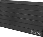iHome - Rechargeable NFC Bluetooth Stereo Mini Speaker - Black
