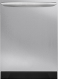 Frigidaire - Gallery 24" Tall Tub Built-In Dishwasher - Stainless Steel