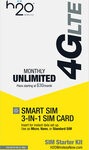 H2O - 3-in-1 SIM Card - Yellow