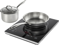 Insignia™ - 12" Electric Induction Cooker - Black - Image 1