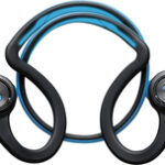 Plantronics - BackBeat FIT Behind-the-Neck Bluetooth Headphones - Blue/Black