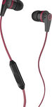 Skullcandy - Ink'd 2 Earbud Headphones - Red/Black