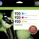 HP - 920 3-Pack Ink Cartridges - Cyan/Magenta/Yellow