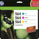 HP - 564 3-Pack Ink Cartridges - Cyan/Magenta/Yellow