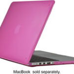 Speck - SeeThru Case for 13" Apple® MacBook® Pro with Retina display - Hot Lips Pink