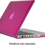 Speck - SeeThru Case for Select 13" Apple® MacBook® Pro - Hot Lips Pink