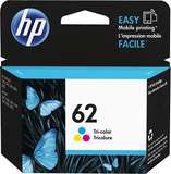 HP - 62 Ink Cartridge - Cyan/Magenta/Yellow - Image 1