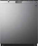 LG - 24" Built-In Dishwasher - Stainless-Steel