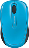 Microsoft - Wireless Mobile Mouse 3500 - Cyan Blue - Image 1