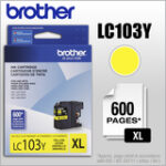Brother - LC103Y XL High-Yield Ink Cartridge - Yellow