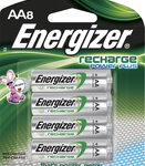 Energizer - NiMH Rechargeable Batteries AA (8-Pack)